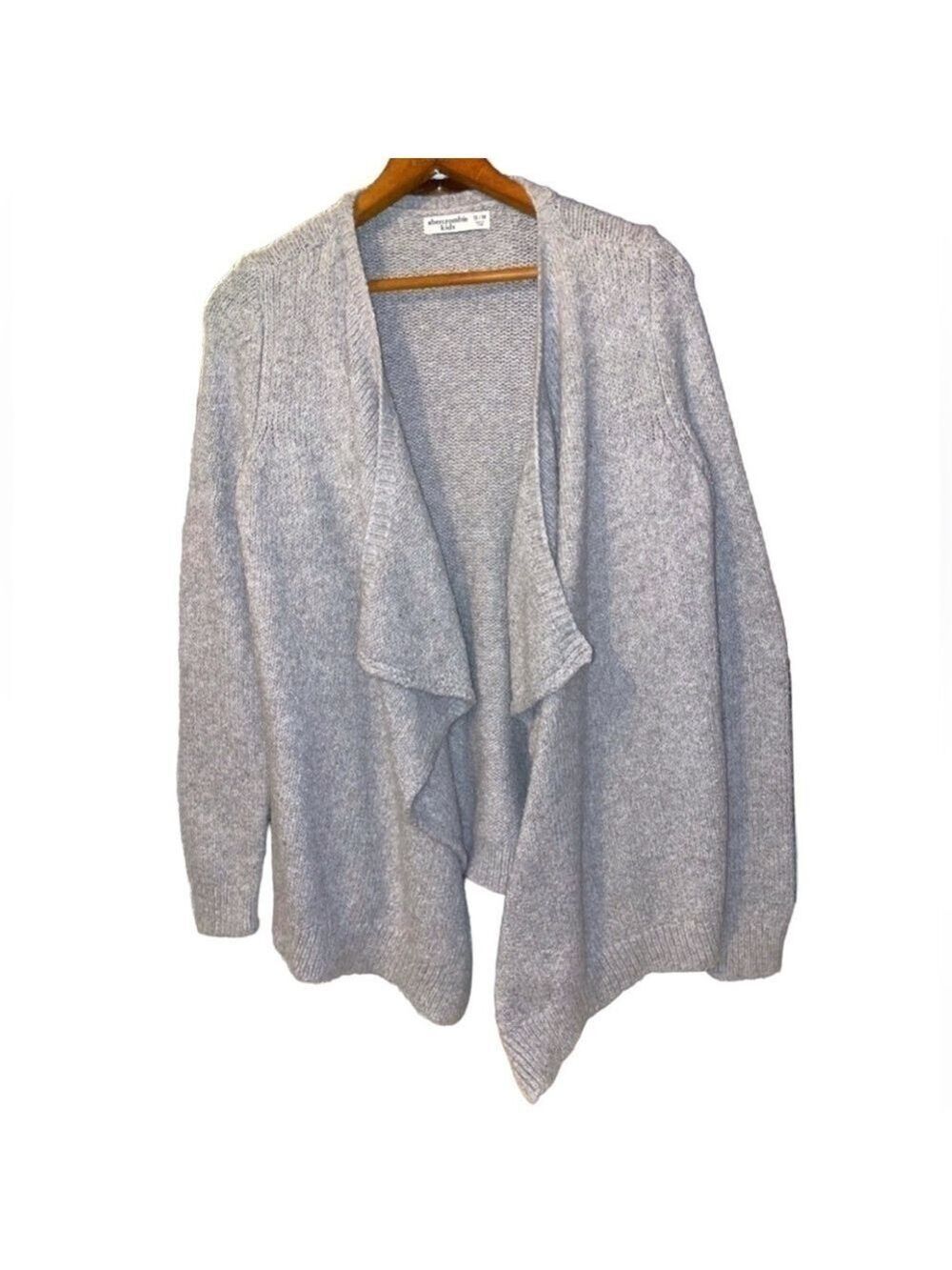 ABERCROMBIE kids girls knit drape cardigan sweater 13/14